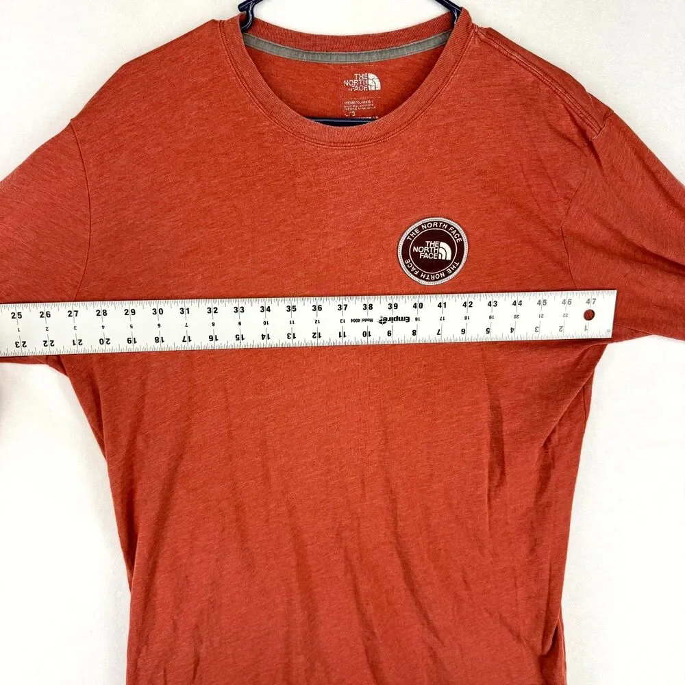 The North Face Red‎ Embroidered Logo Long Sleeved Tee Mens Size L